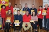 Caption 1 - Members of the No Barriers Foundation who will be one of recipient charities from this year's North West 10k at Monday night's launch in the Mount Errigal Hotel with Special Guest Eoghain McGinley, 10k Chairperson Neil Martin and committee members.